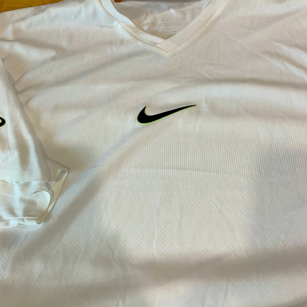 Rafa Nadal White Tennis Shirt